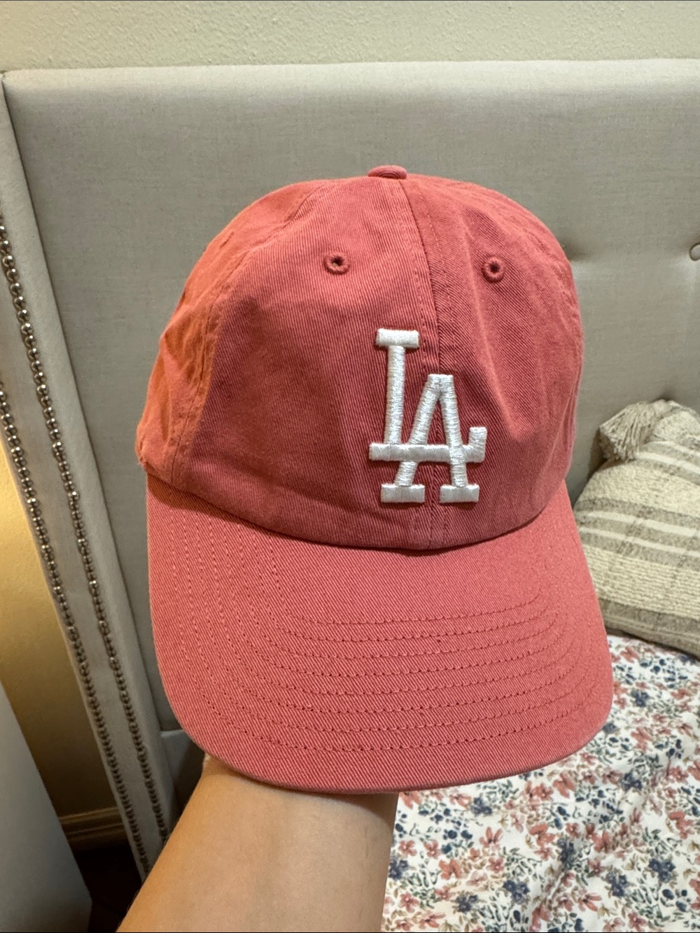 Kids Coral Baseball Cap